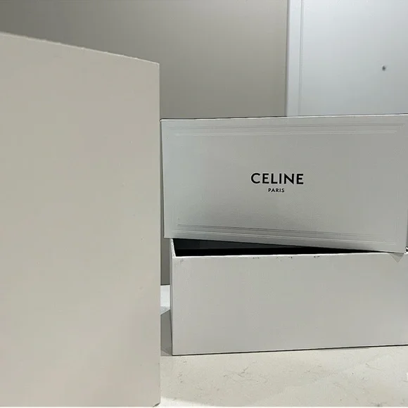 Celine Authentic Gift Jewellery Sunglasses Box Empty EUC Black White Storage - Picture 2 of 6
